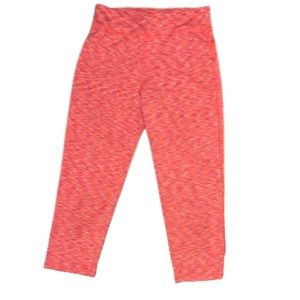 GapFit Neon Pink Multicolored Capri Leggings - L